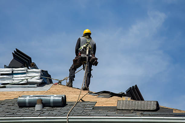 Professional Roof Installation technician working in Imlay City, MI